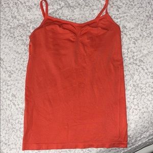 Orange tank top L